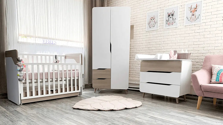Veres Sydney Kollektion: Elegante Möbel für das Kinderzimmer mit modernen Linien, hochwertigen Materialien und praktischen Funktionen für komfortable Aufbewahrung und Organisation