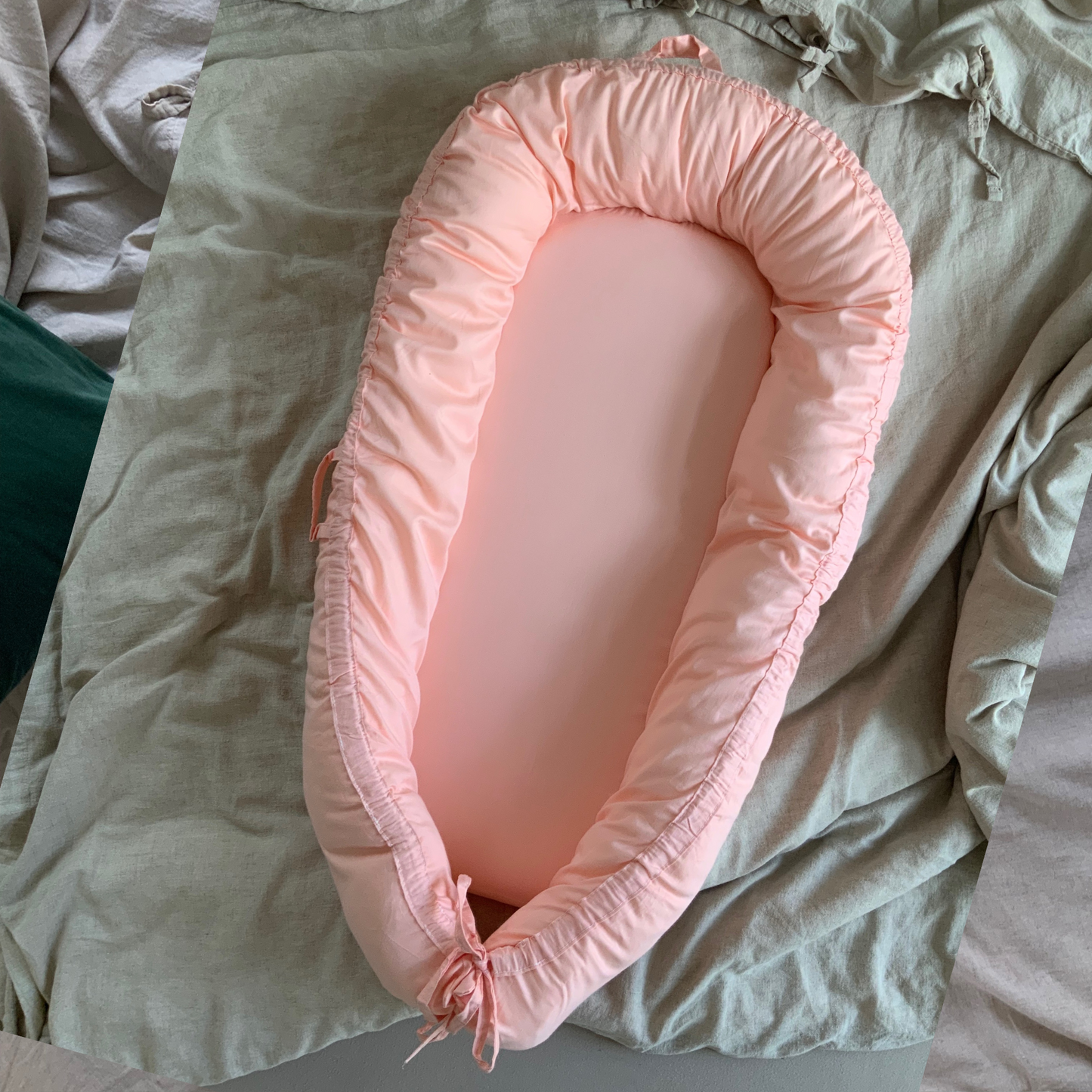 Veres Baby Kokon Nest – Weiches Babynestchen aus Baumwolle, Waschbar – 5 Farben