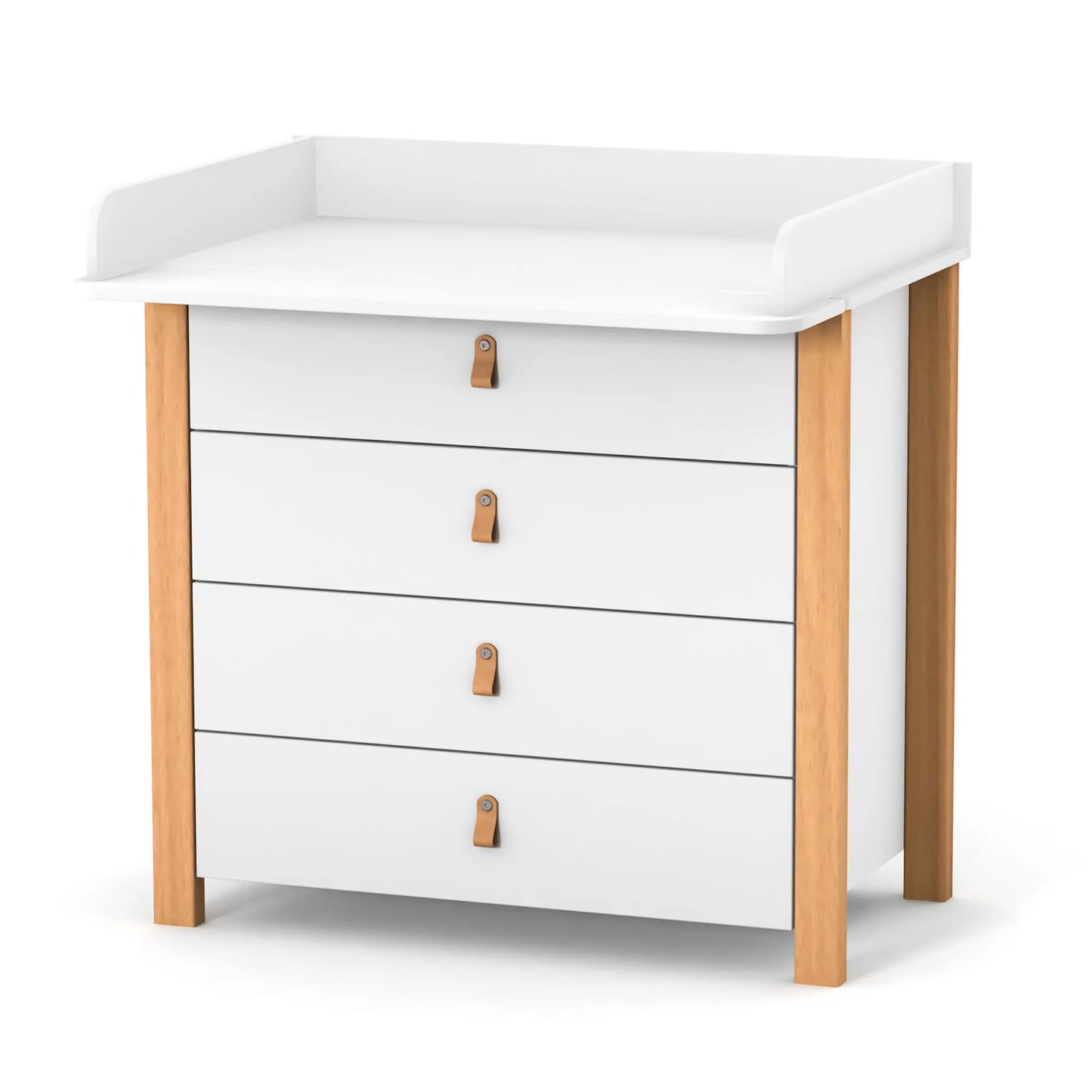 Veres Monaco 900 Kinderkommode (90 cm) with four drawers and a changing top