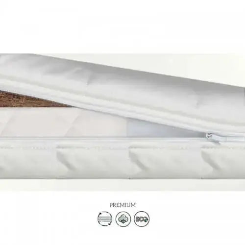 Veres Transformer-Matratze (2 in 1) für das Babybett Veres Rom "Kokos-Holcon" (90*70*10, 140*70*10 cm) mit Reißverschluss.