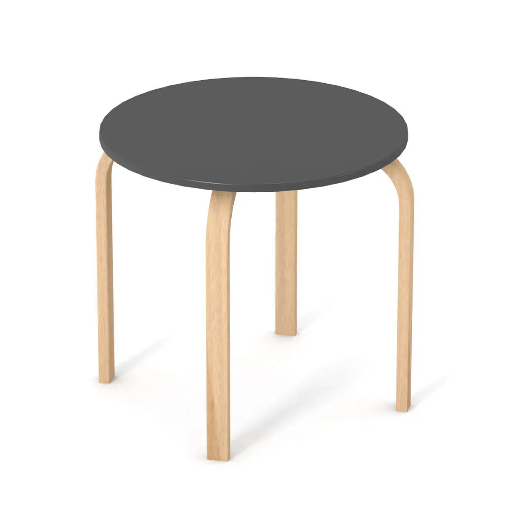 Kindertisch Veres Monaco in Anthrazit und Naturholz – trendiger und robuster Tisch für kleine Entdecker