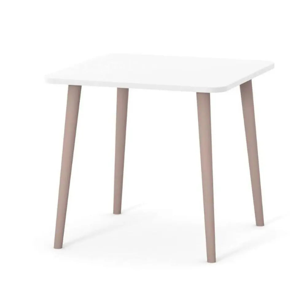 Kindertisch Veres New York in Weiß und Cappuccino – stilvolles Design, perfekt für kreatives Spielen und Lernen.