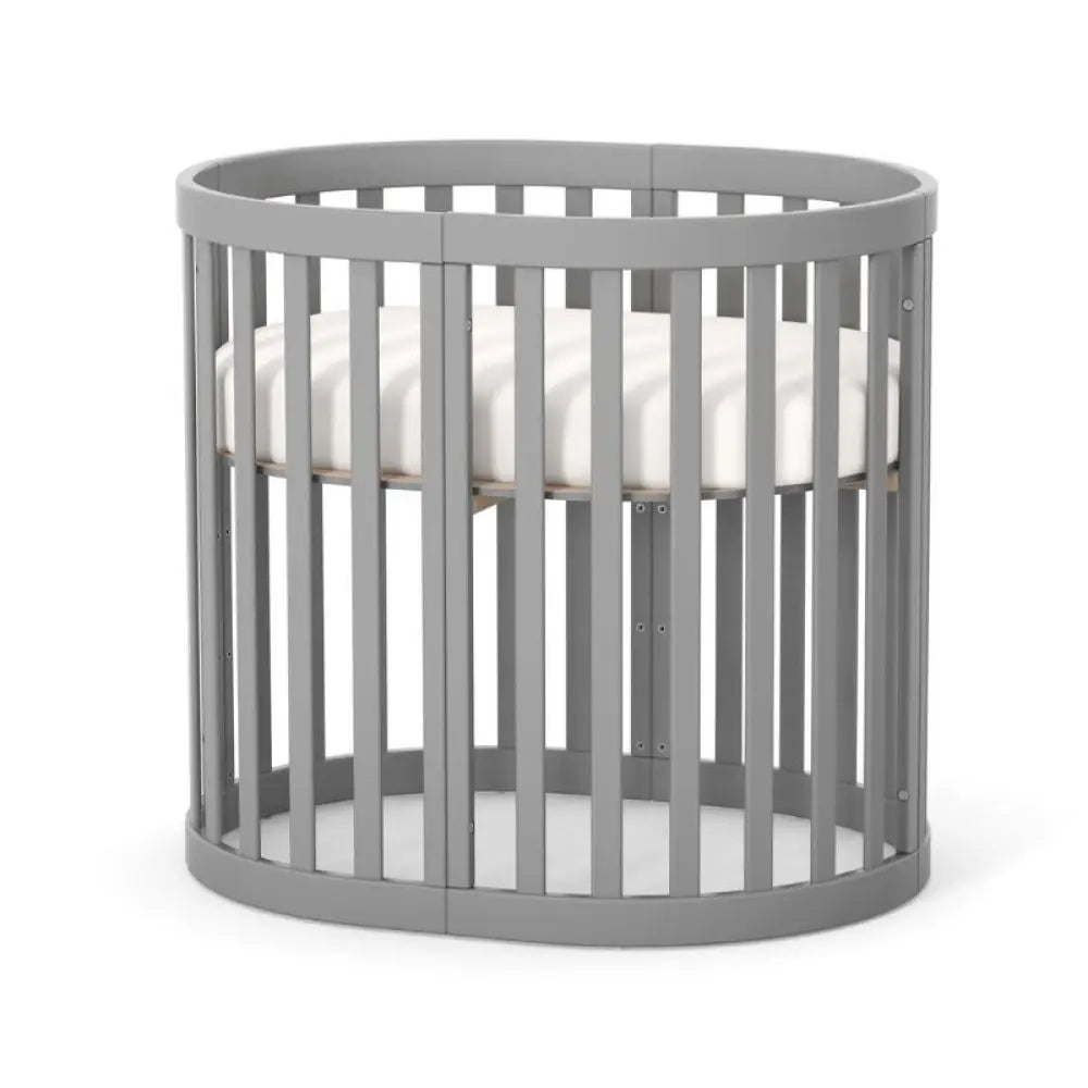 Veres Rom Babybett in Graphit, stilvolles und funktionales Design für modernes Babyzimmer