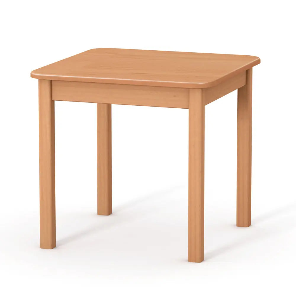 Kindertisch Veres aus natürlichem Buchenholz – umweltfreundlicher und langlebiger Tisch, der sich harmonisch in jedes Interieur einfügt