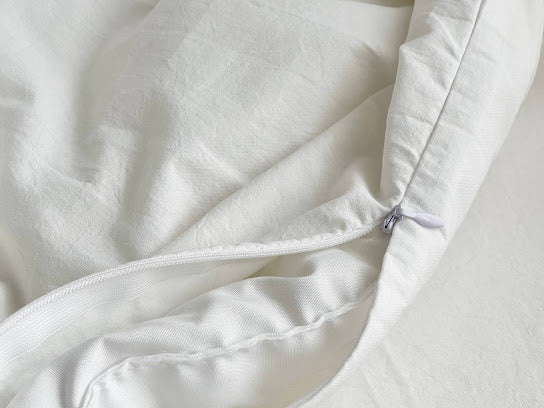 Babybettwäsche-Set 6 für 120x60 Velvet Milchweiß