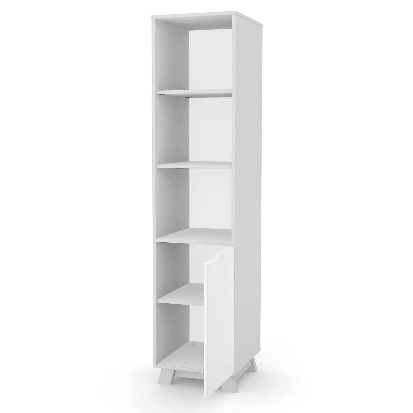 Veres Manhattan Regal mit sichtbarer unterer Ablage zur praktischen Aufbewahrung.