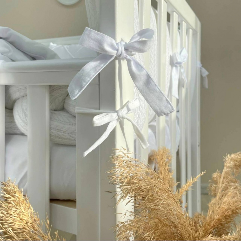 Babybettwäsche-Set 6 für 120x60 TraumLand Weiß