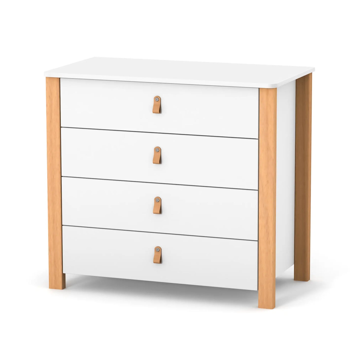 Veres Monaco 900 Kinderkommode (90 cm) mit 4 Schubladen im modernen Design.