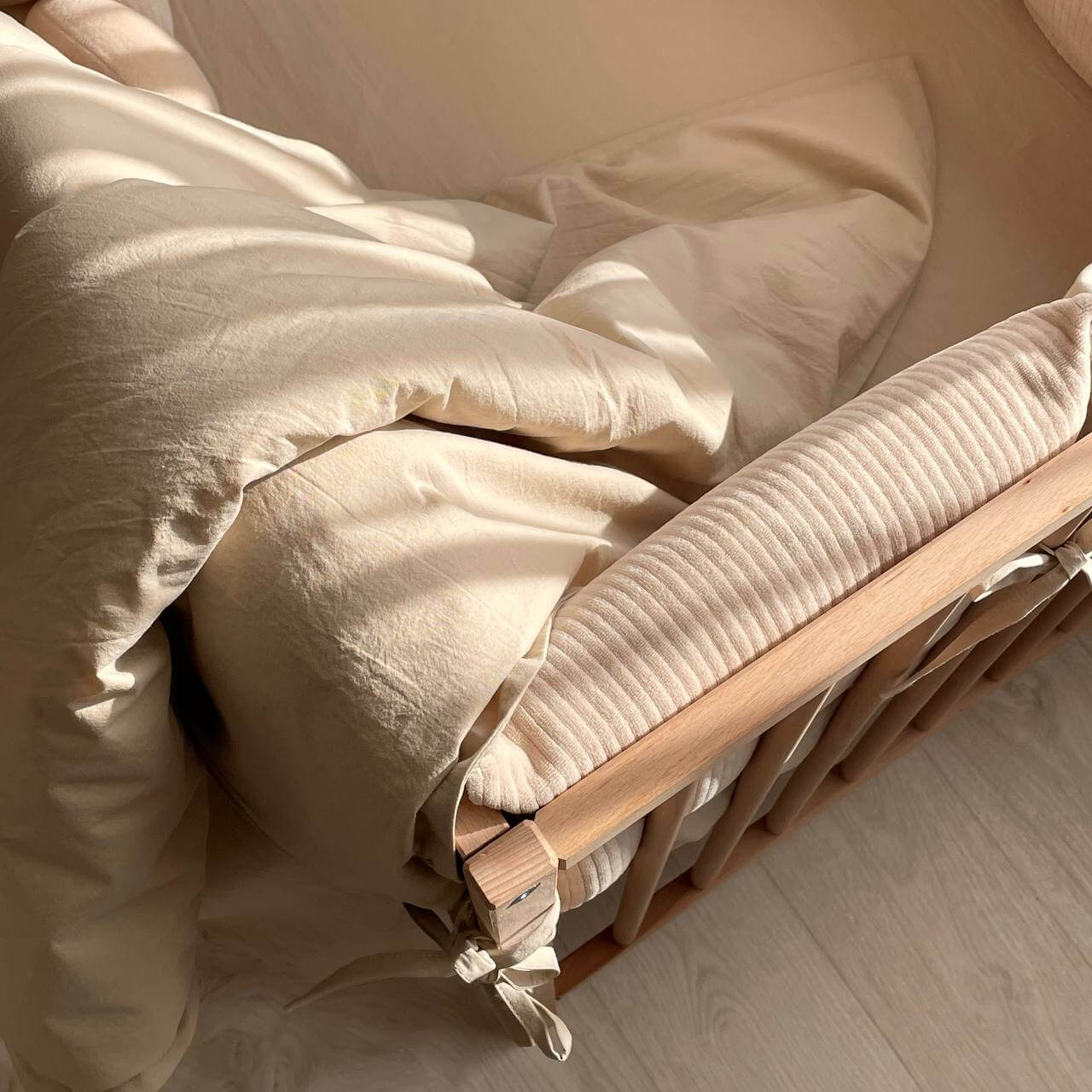 Babybettwäsche-Set 6 für 120x60 Velvet Mokka
