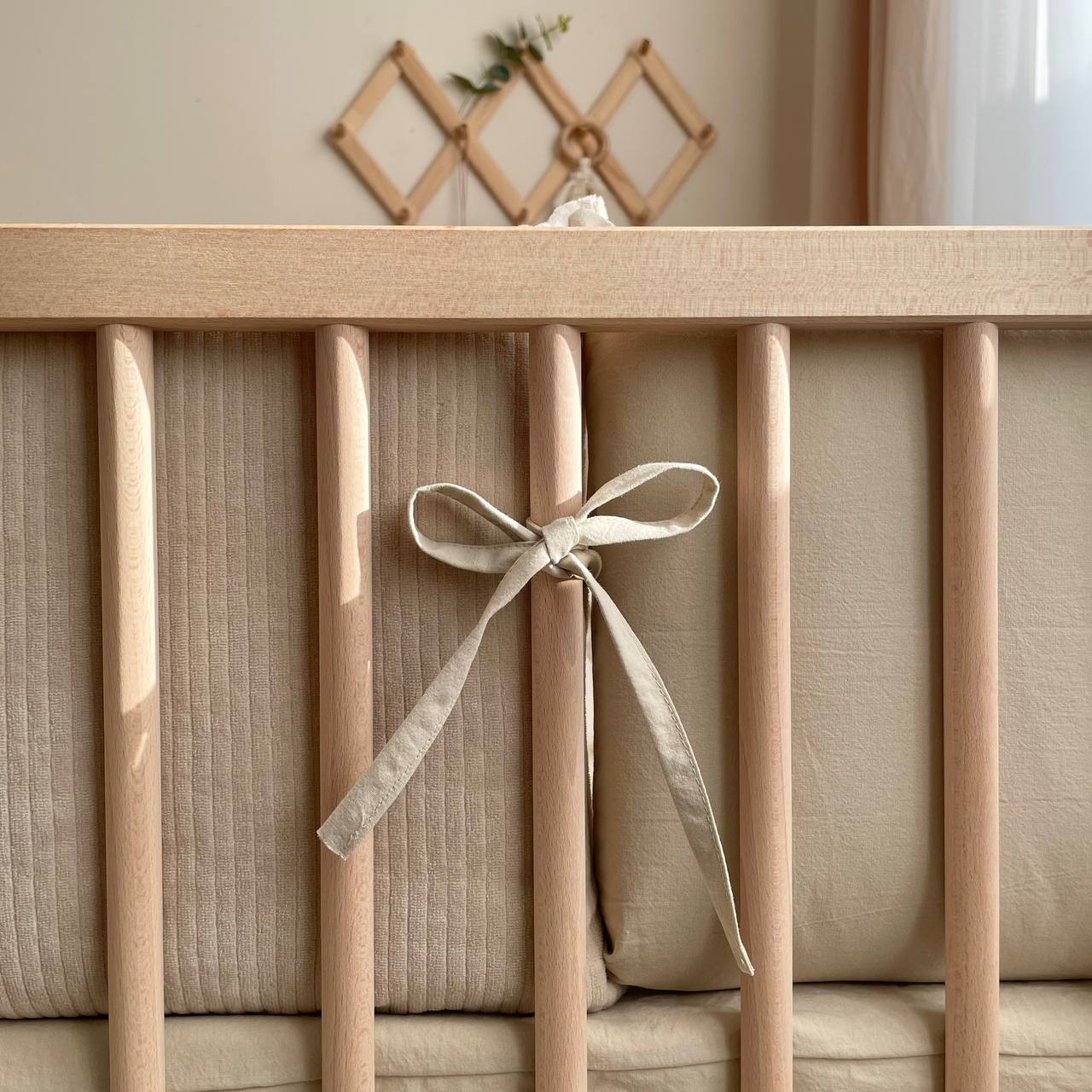 Babybettwäsche-Set 6 für 120x60 Velvet Mokka
