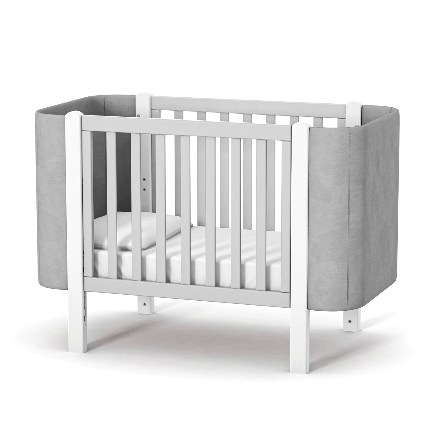 Modernes Branding für Veres Monaco Velour Babybett 120x60 cm – Premium-Babybett-Kollektion