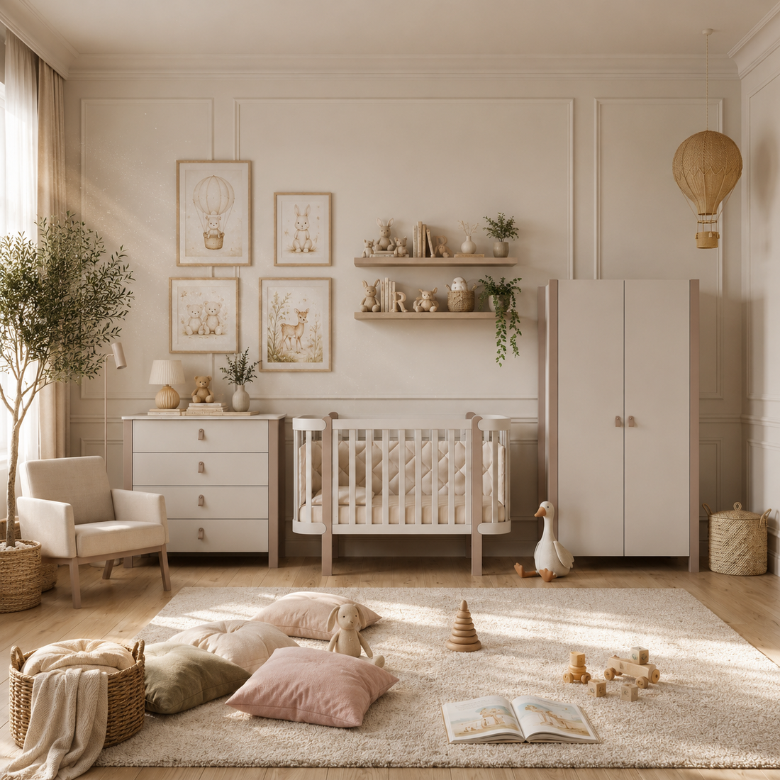 Cashmere Kinderzimmer Möbel – elegante Babybetten, Kommoden und Kleiderschränke | Veres Company