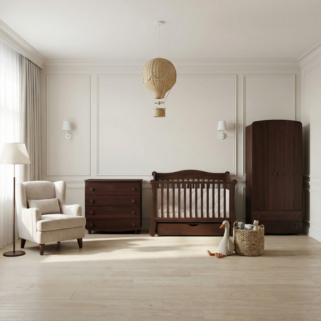 Klassisches Babyzimmer einrichten: Stil, Farben & Möbelideen