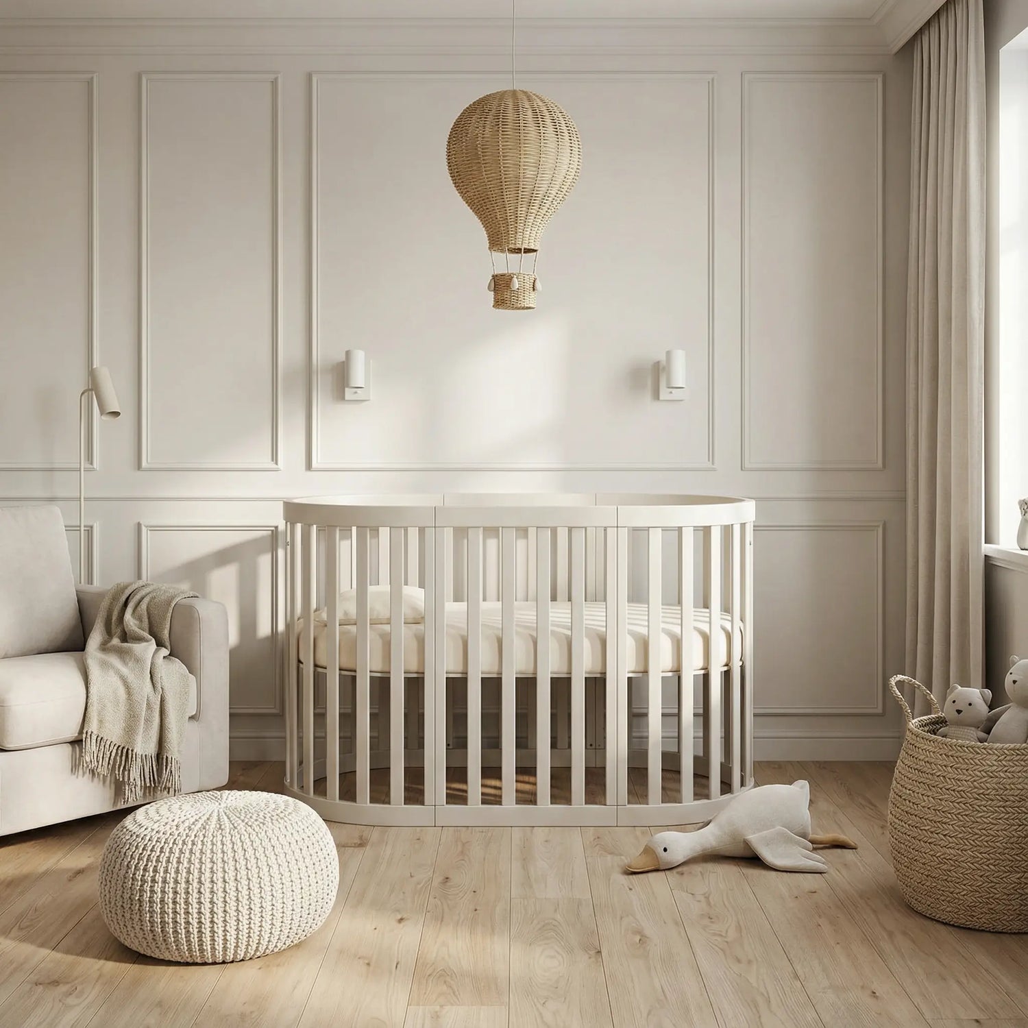 Veres Rom Kollektion: Charmante und funktionale Möbel für das Kinderzimmer mit sanften Rundungen und einem stilvollen, modernen Design