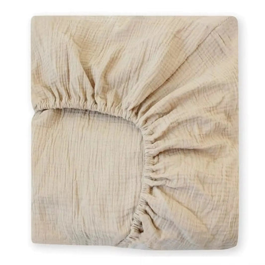 Musselin-Spannbettlaken 90×70 cm aus 100 % Baumwolle Veres Company