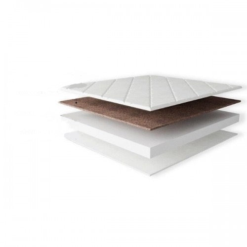 Veres Transformer-Matratze (2 in 1) für das Babybett Veres Rom "Kokos-Holcon" (90*70*10, 140*70*10 cm)