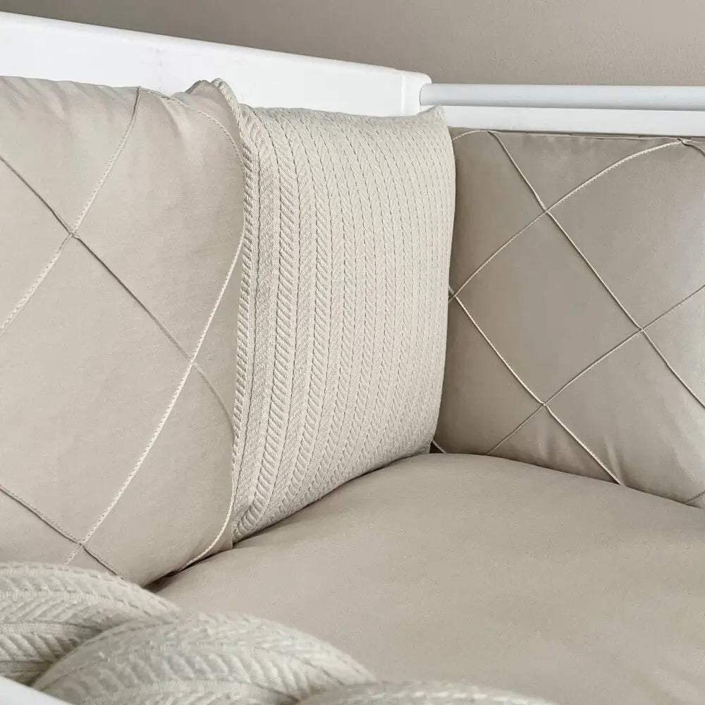 Babybettwäsche-Set 6 für 120x60 TraumLand Latte