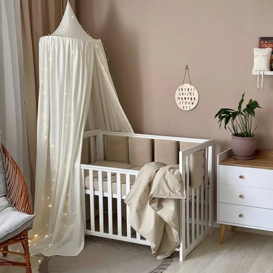 Babybettwäsche-Set 6 für 120×60 cm Mosaik Velvet Mokka