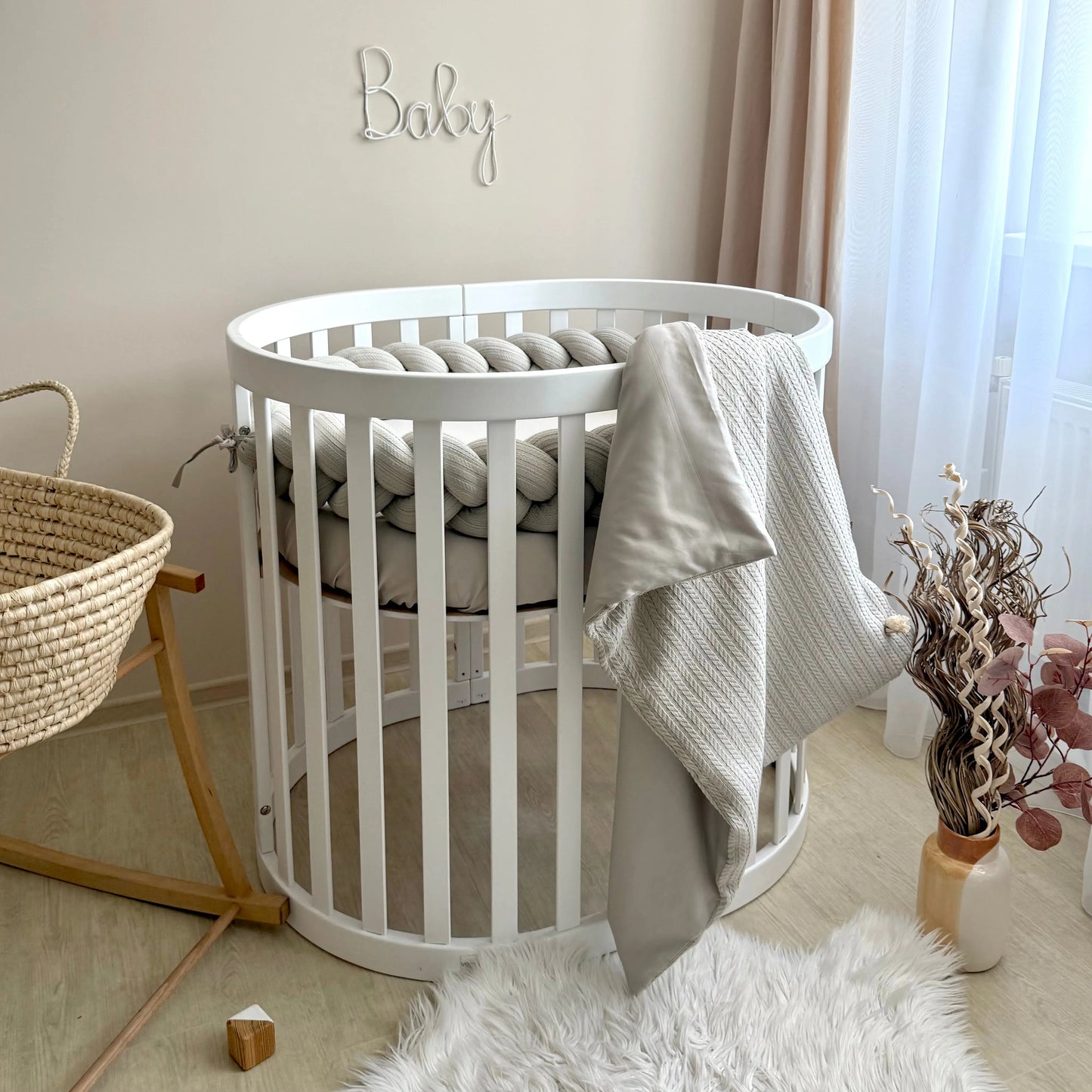 Babybettwäsche-Set für Veres Rom 90×70 cm TraumLand Latte