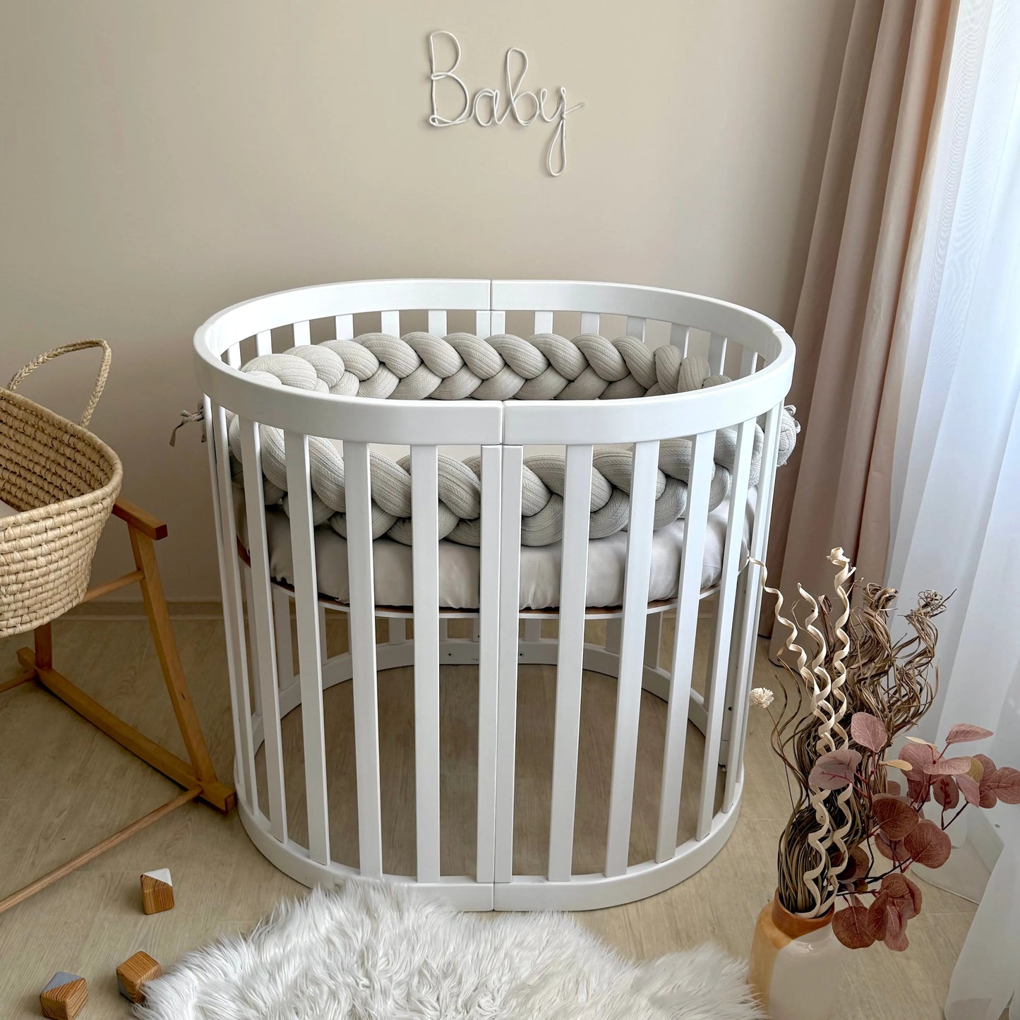 Babybettwäsche-Set für Veres Rom 90×70 cm TraumLand Latte