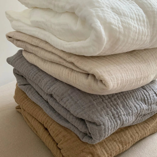 Musselin-Spannbettlaken 90×70 cm aus 100 % Baumwolle Veres Company