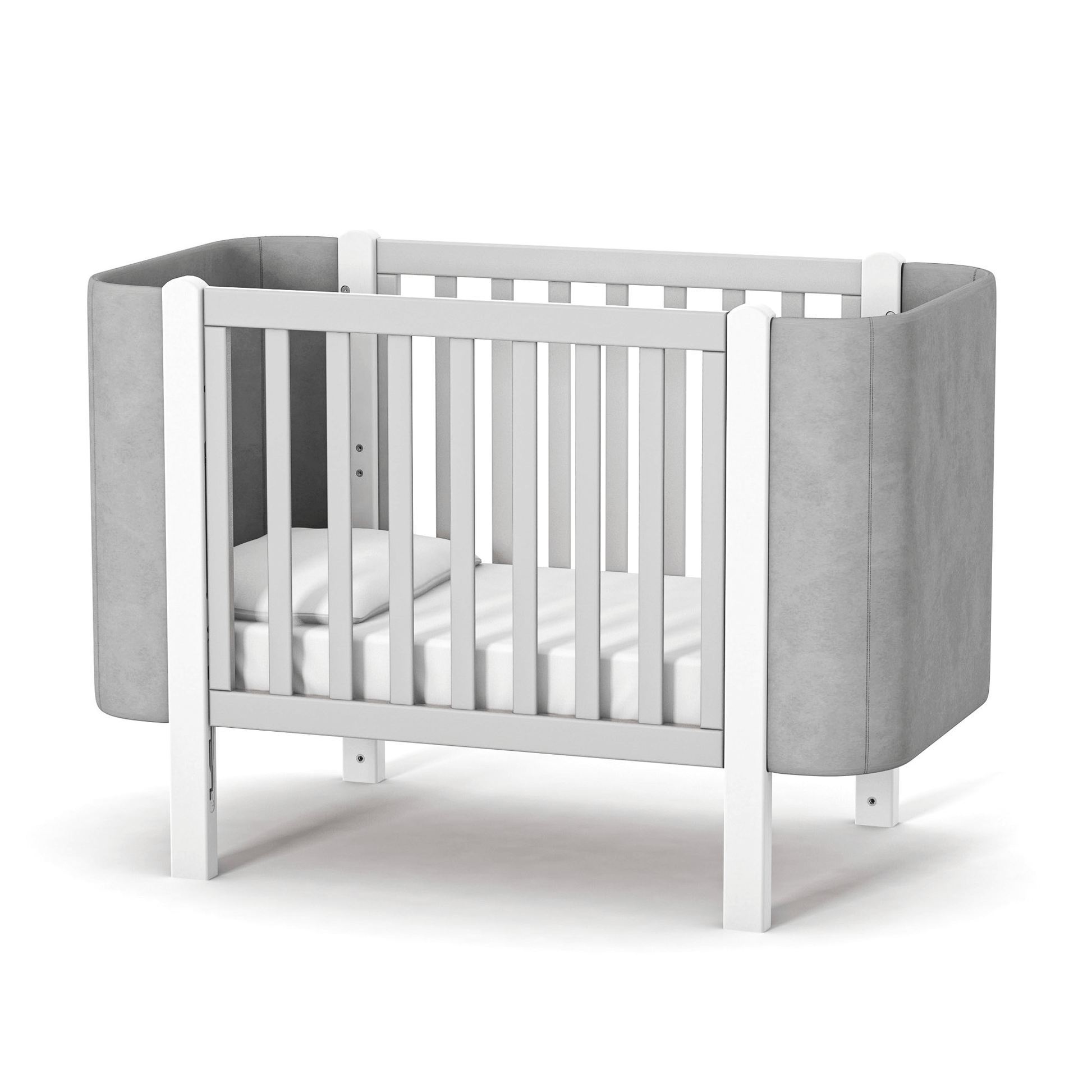 Modernes Branding für Veres Monaco Velour Babybett 120x60 cm – Premium-Babybett-Kollektion